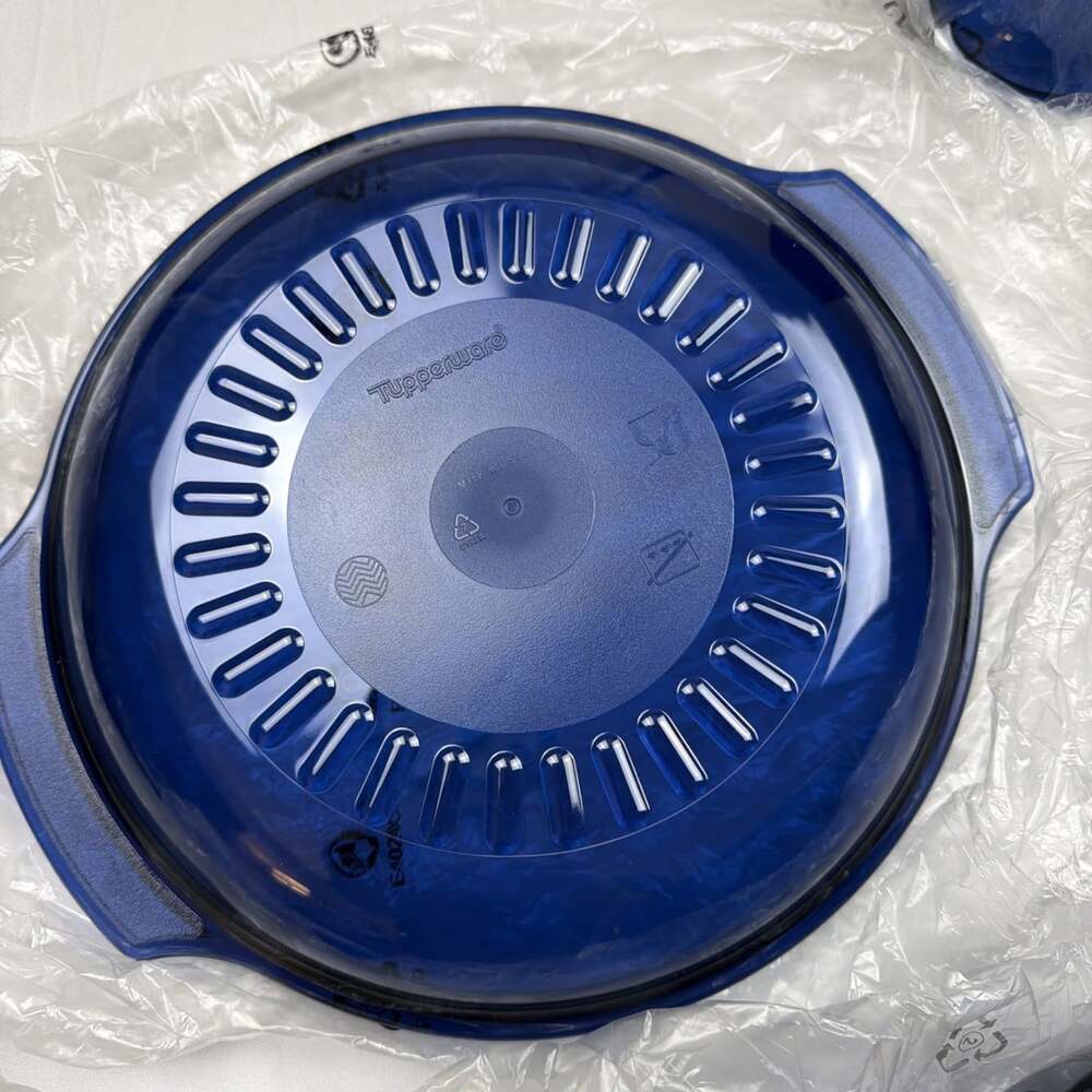 Tupperware TupperWave Blue Complete Stack Cooker | New No Box - Picture 2 of 11